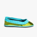 Load image into Gallery viewer, MARTA4 SATIN IN GREEN / ACQUAMARINE