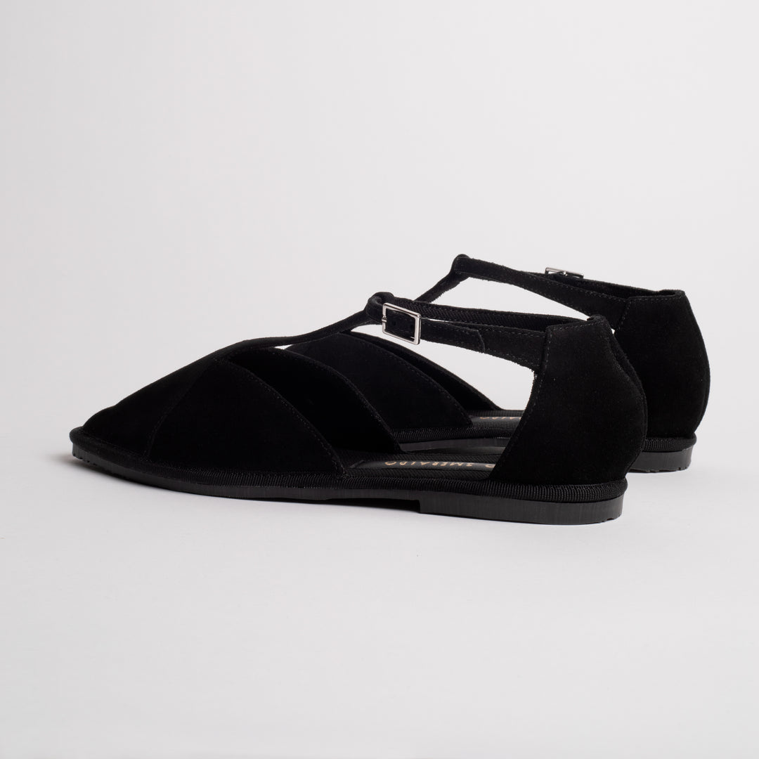 BENEDICTE BURGET SUEDE IN BLACK