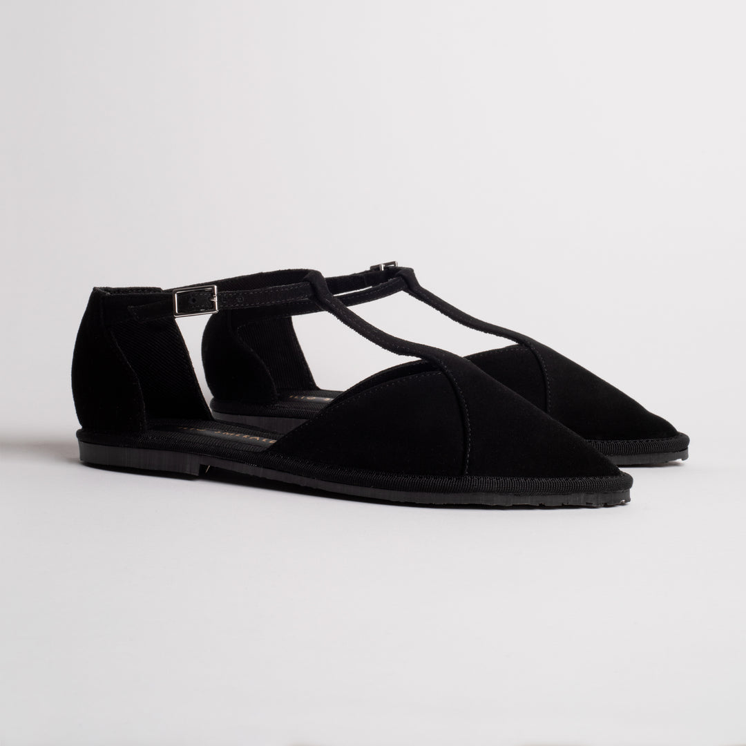 BENEDICTE BURGET SUEDE IN BLACK