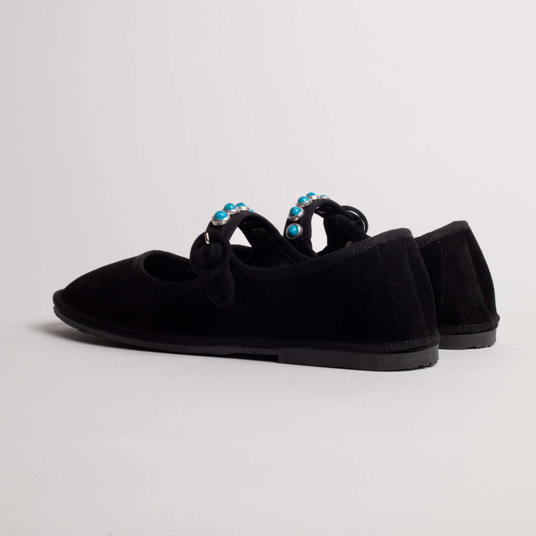 CHIARA TOTIRE SUEDE IN BLACK