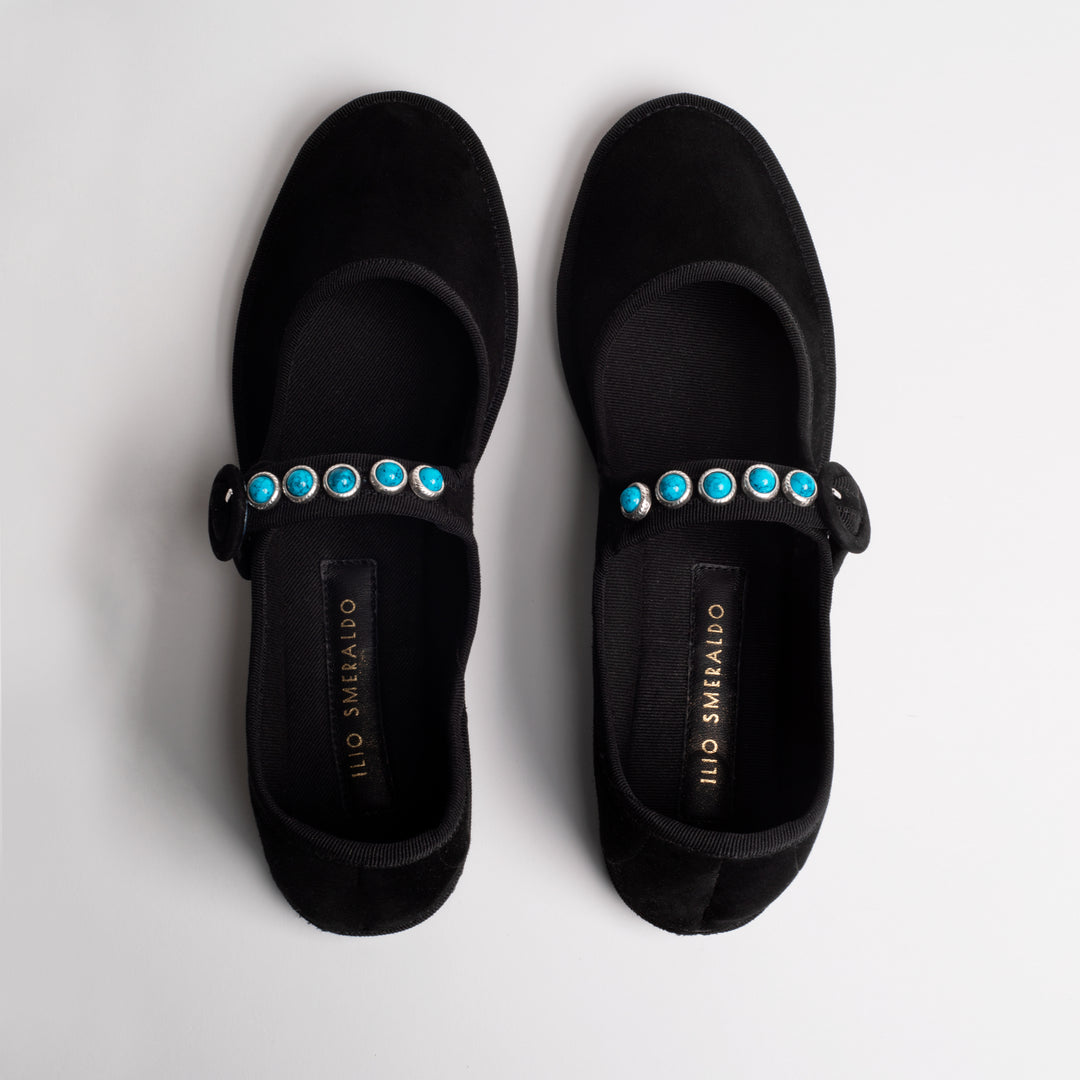 CHIARA TOTIRE SUEDE IN BLACK