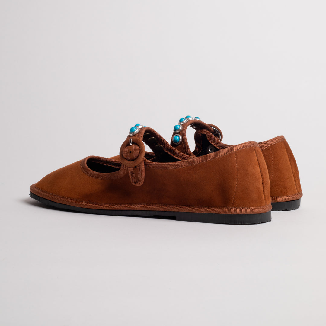 CHIARA TOTIRE SUEDE IN CARAMEL
