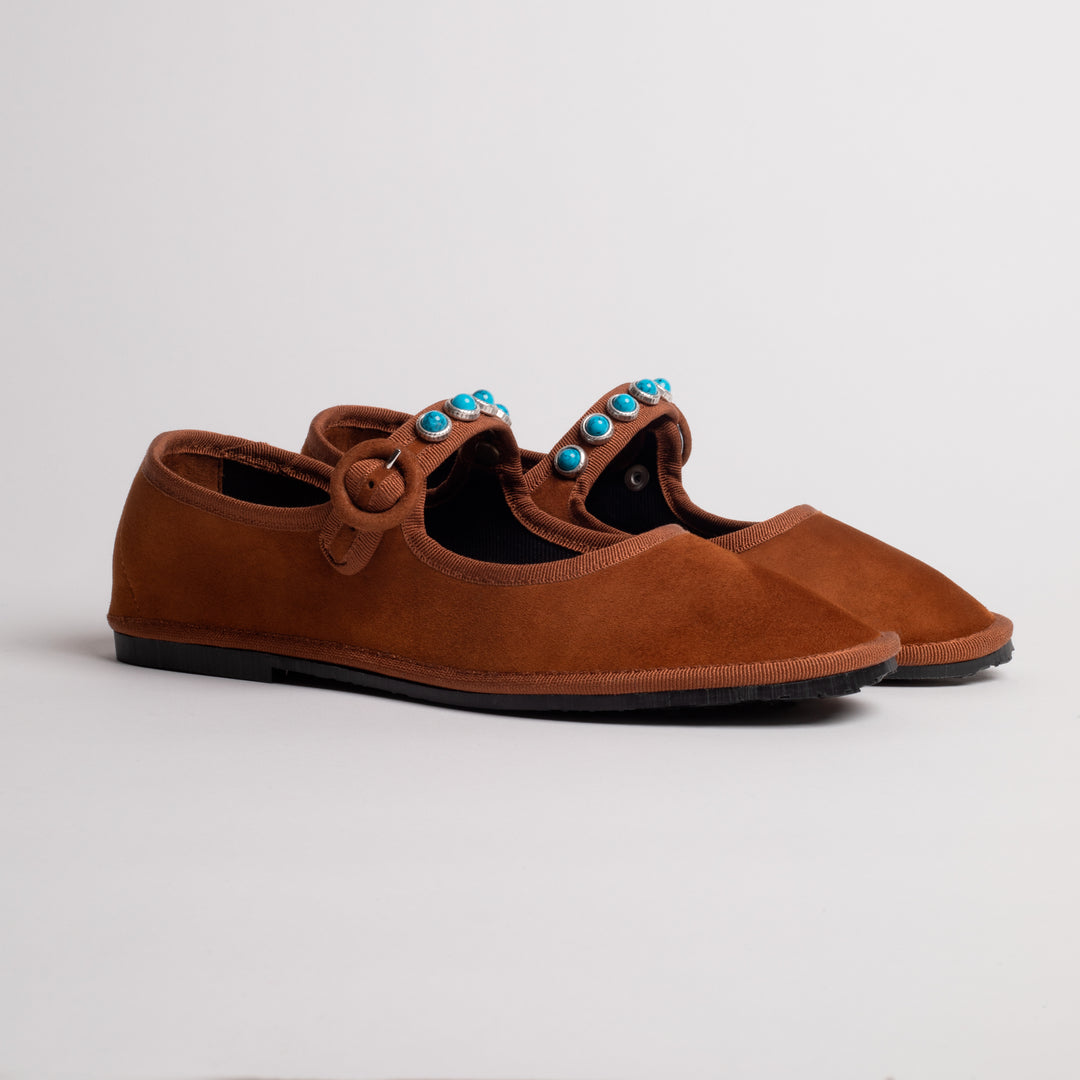CHIARA TOTIRE SUEDE IN CARAMEL