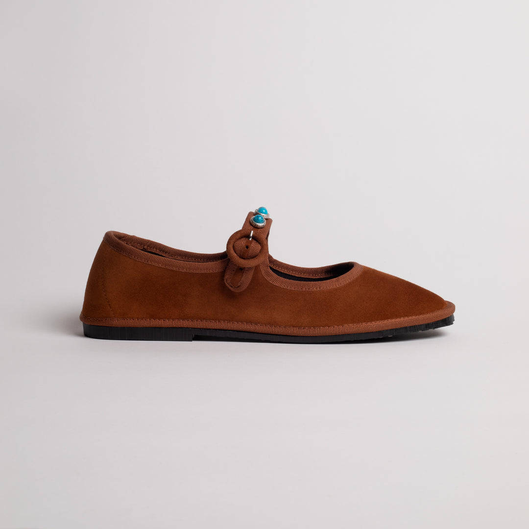 CHIARA TOTIRE SUEDE IN CARAMEL