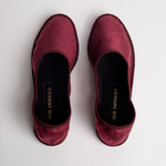 Load image into Gallery viewer, GERALDINE BOUBLIL VELVET IN BURGUNDY