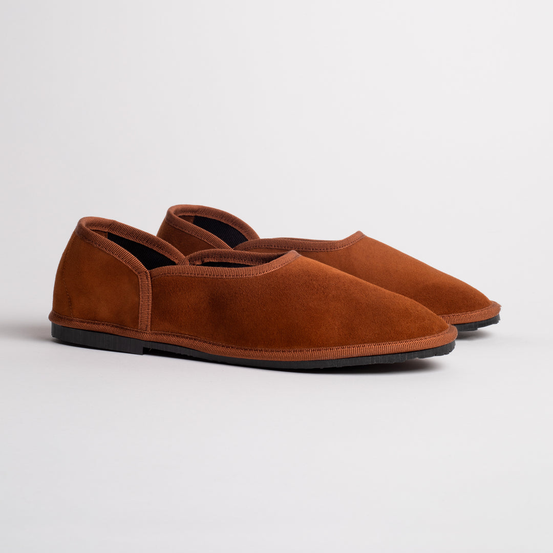 GERALDINE BOUBLIL SUEDE IN CARAMEL