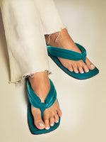 Load image into Gallery viewer, POSITANO VELVET IN TEAL