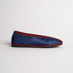 Load image into Gallery viewer, MARIA DE LA ORDEN 1 SATIN IN NAVY-BURGUNDY