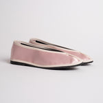Load image into Gallery viewer, MARIA DE LA ORDEN 1 SATIN IN NUDE PINK-OFF WHITE