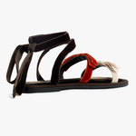 Load image into Gallery viewer, PORTO CERVO SUEDE LEATHER IN BROWN / CARAMEL / CREAM