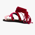 Load image into Gallery viewer, PORTO CERVO SUEDE LEATHER IN BURGUNDY / ROSE / PINK
