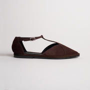 BENEDICTE BURGET SUEDE IN BROWN