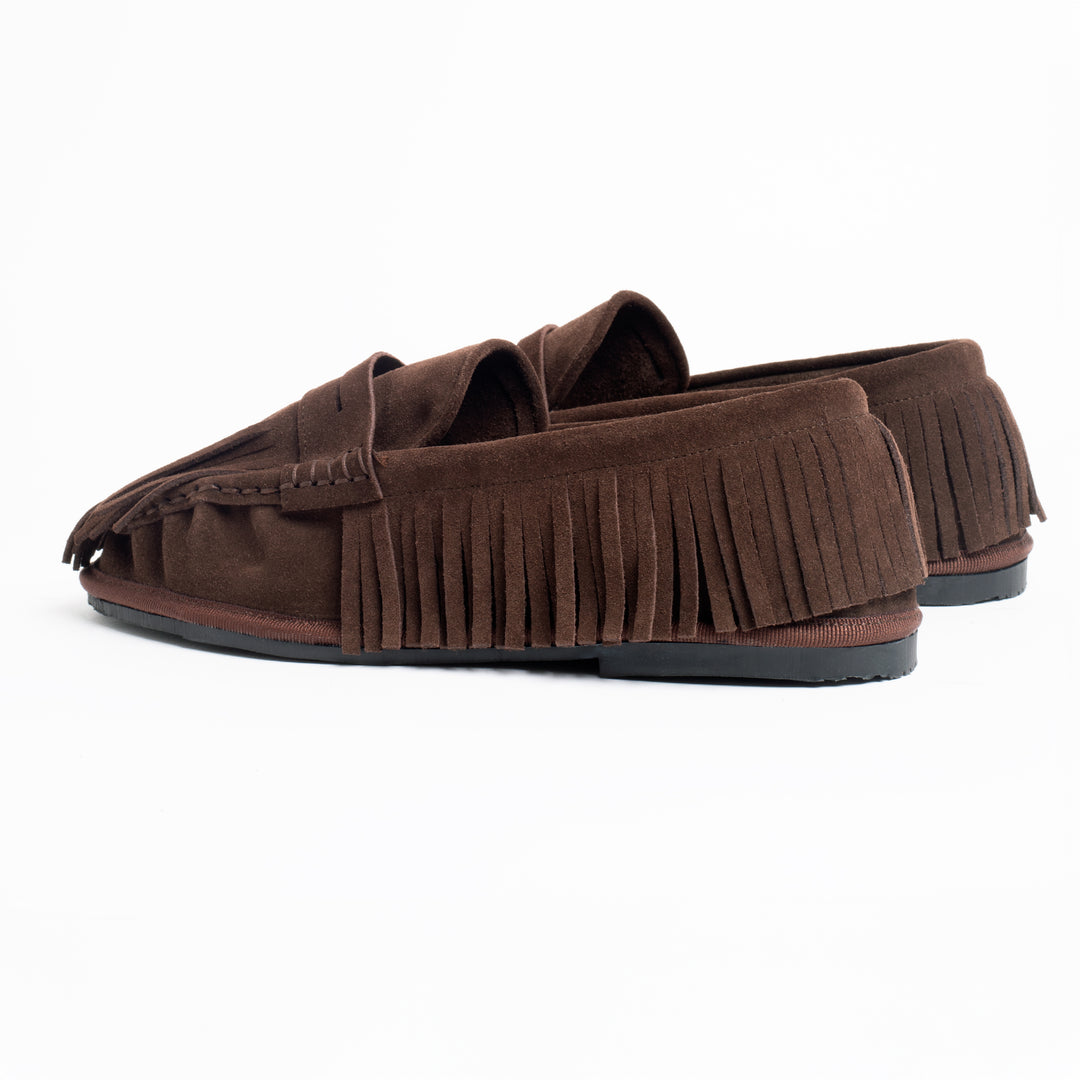 CORTINA SUEDE LEATHER IN CHOCOLATE