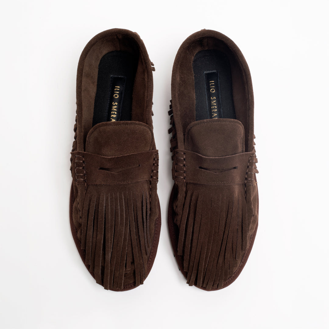 CORTINA SUEDE LEATHER IN CHOCOLATE