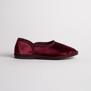 GERALDINE BOUBLIL VELVET IN BURGUNDY
