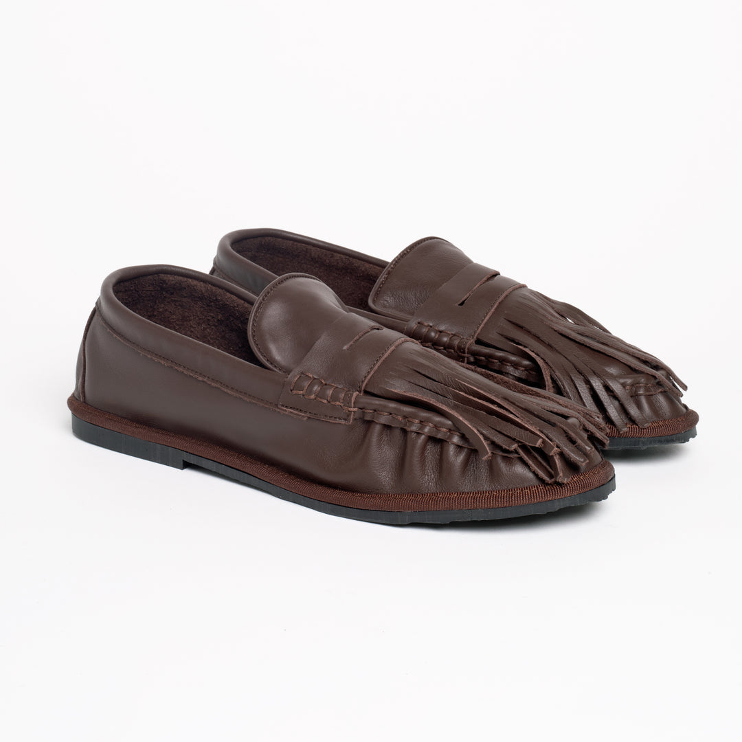 LOUVRE CALF LEATHER IN TIRAMISU'