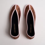 Load image into Gallery viewer, MARIA DE LA ORDEN 1 SATIN IN BROWN-PINK
