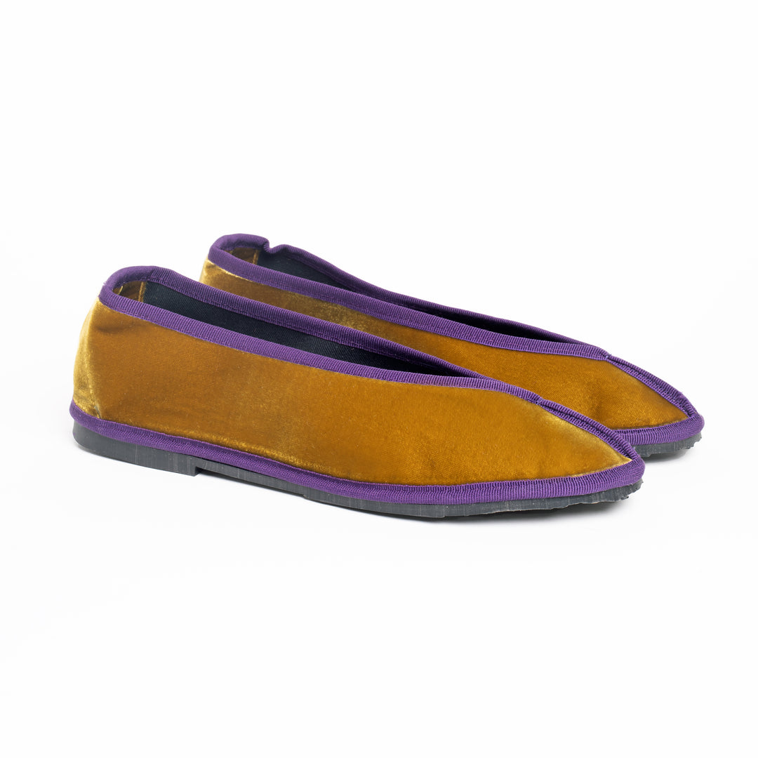 MARIA1 VELVET IN CUIR / GRAPE