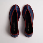 Load image into Gallery viewer, MARIA DE LA ORDEN 1 SATIN IN NAVY-BURGUNDY

