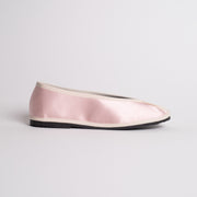 MARIA DE LA ORDEN 1 SATIN IN NUDE PINK-OFF WHITE