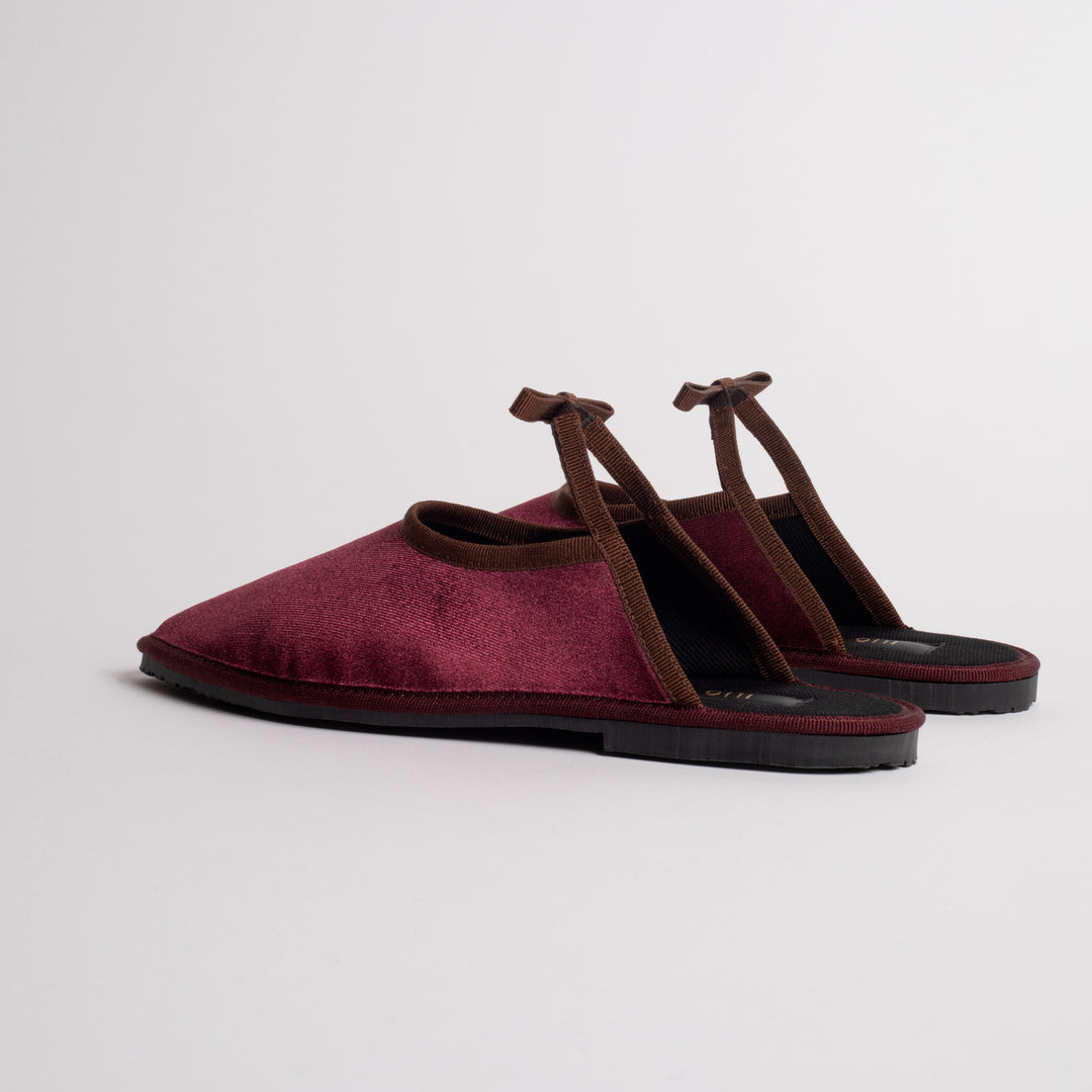 MARIA DE LA ORDEN 3 IN BURGUNDY-BROWN