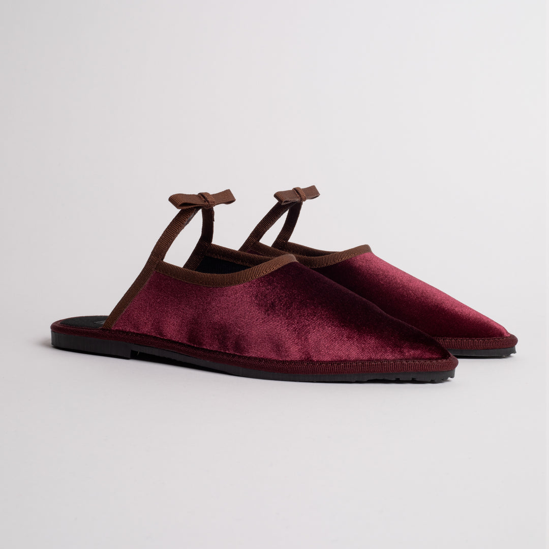 MARIA DE LA ORDEN 3 IN BURGUNDY-BROWN