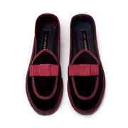 MARTA1 VELVET IN RUBY / CHERRY