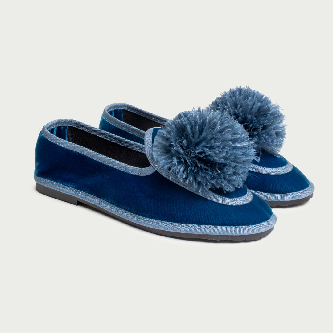 MARTA6 VELVET IN COBALT