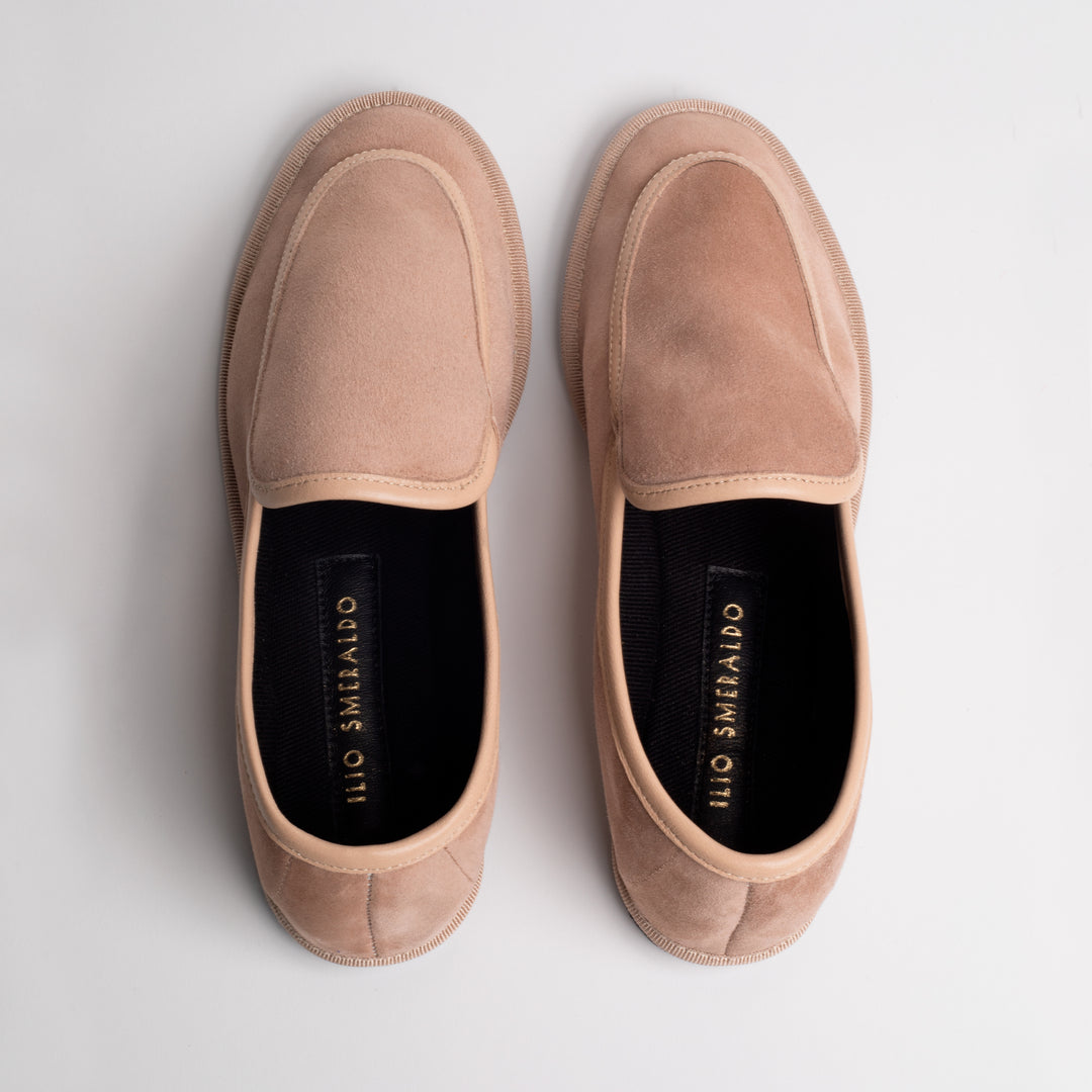 MELANIE HUYNH SUEDE IN TAUPE