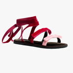 Load image into Gallery viewer, PORTO CERVO SUEDE LEATHER IN BURGUNDY / ROSE / PINK
