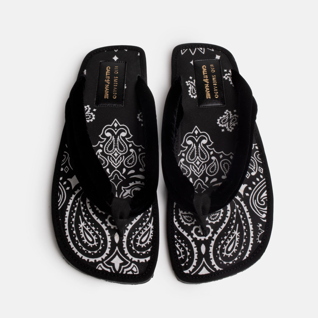 POSITANO BANDANA IN BLACK