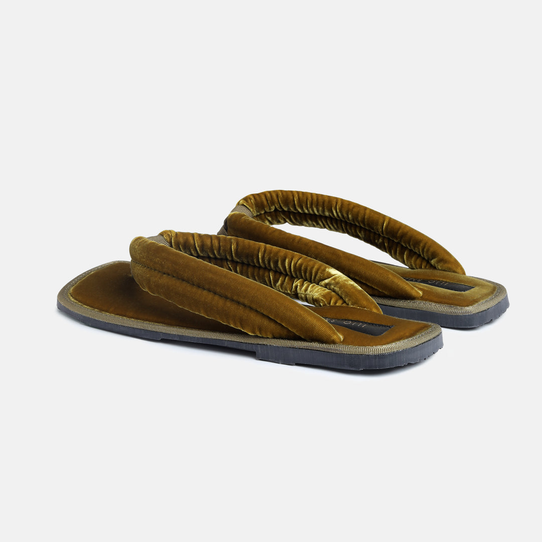 POSITANO VELVET IN KHAKI