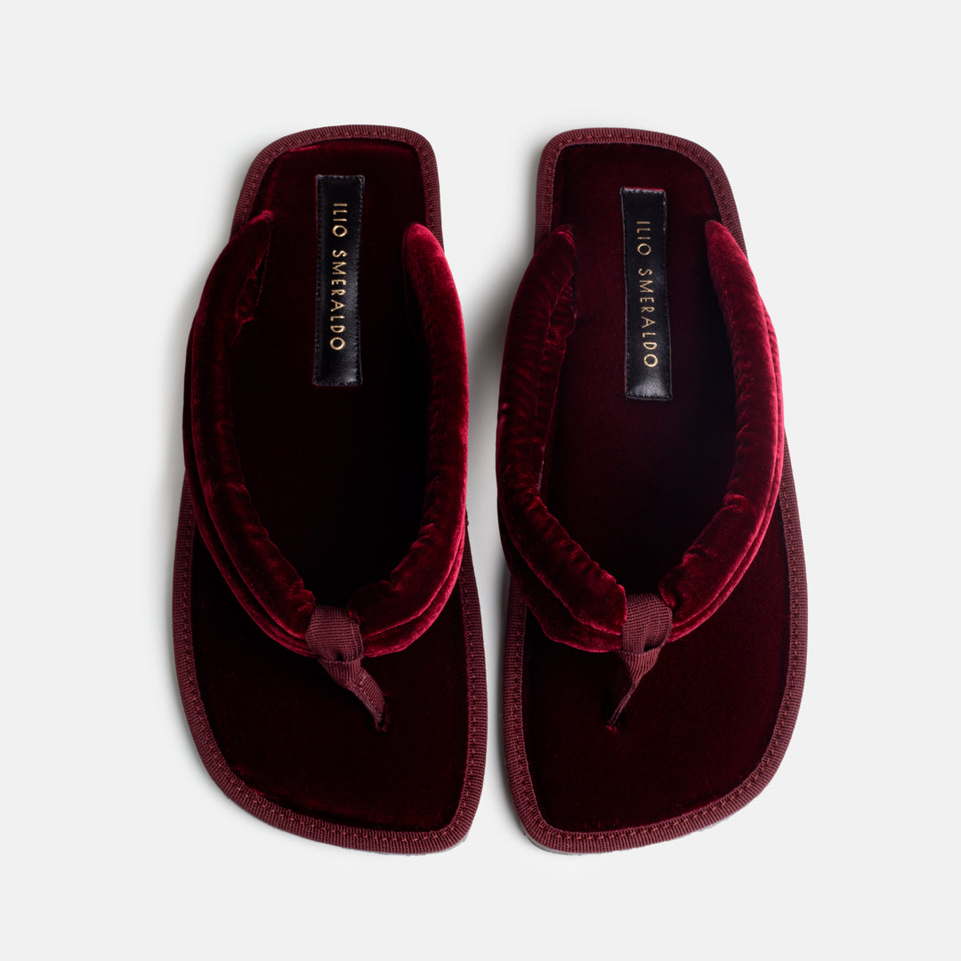 POSITANO VELVET IN RUBY