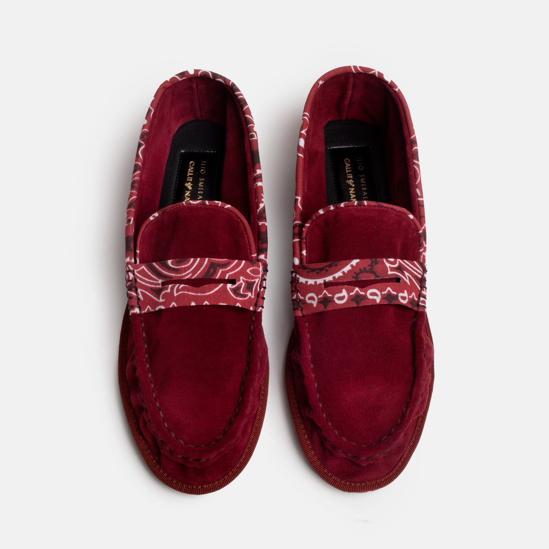 SAINT-GERMAIN BANDANA IN BURGUNDY
