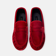SAINT-GERMAIN VELVET IN RUBY