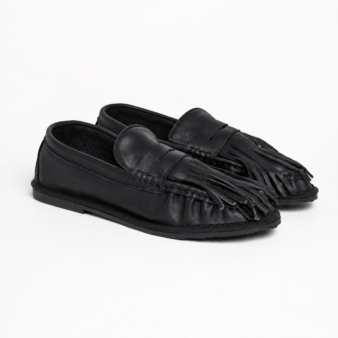 LOUVRE CALF LEATHER IN BLACK